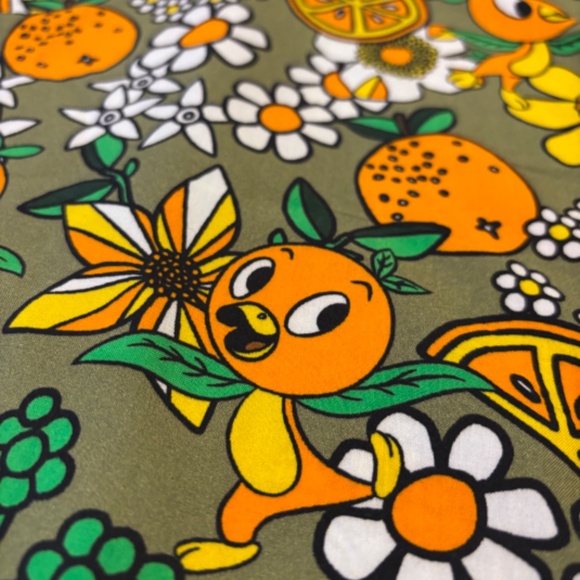 Walt Disney World Shirt Mens Small Orange Bird Button Up 50th Vault NWT - Picture 2 of 5